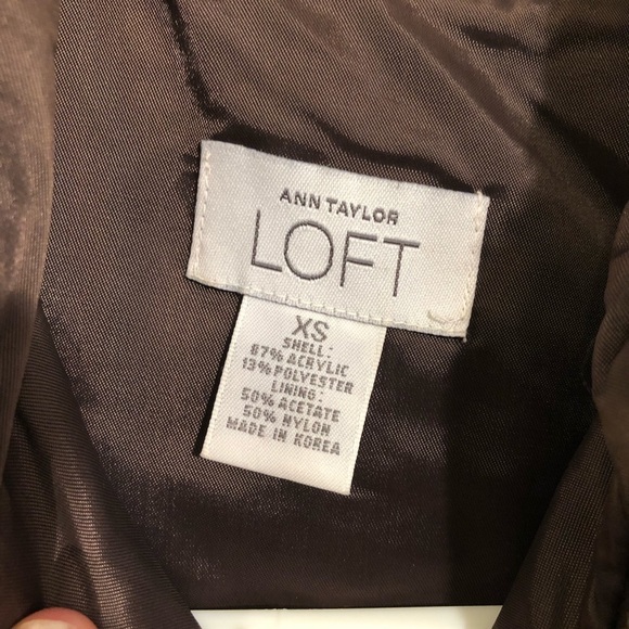 Ann Taylor LOFT Brown Faux Fur Vest Size XS - Picture 4 of 8
